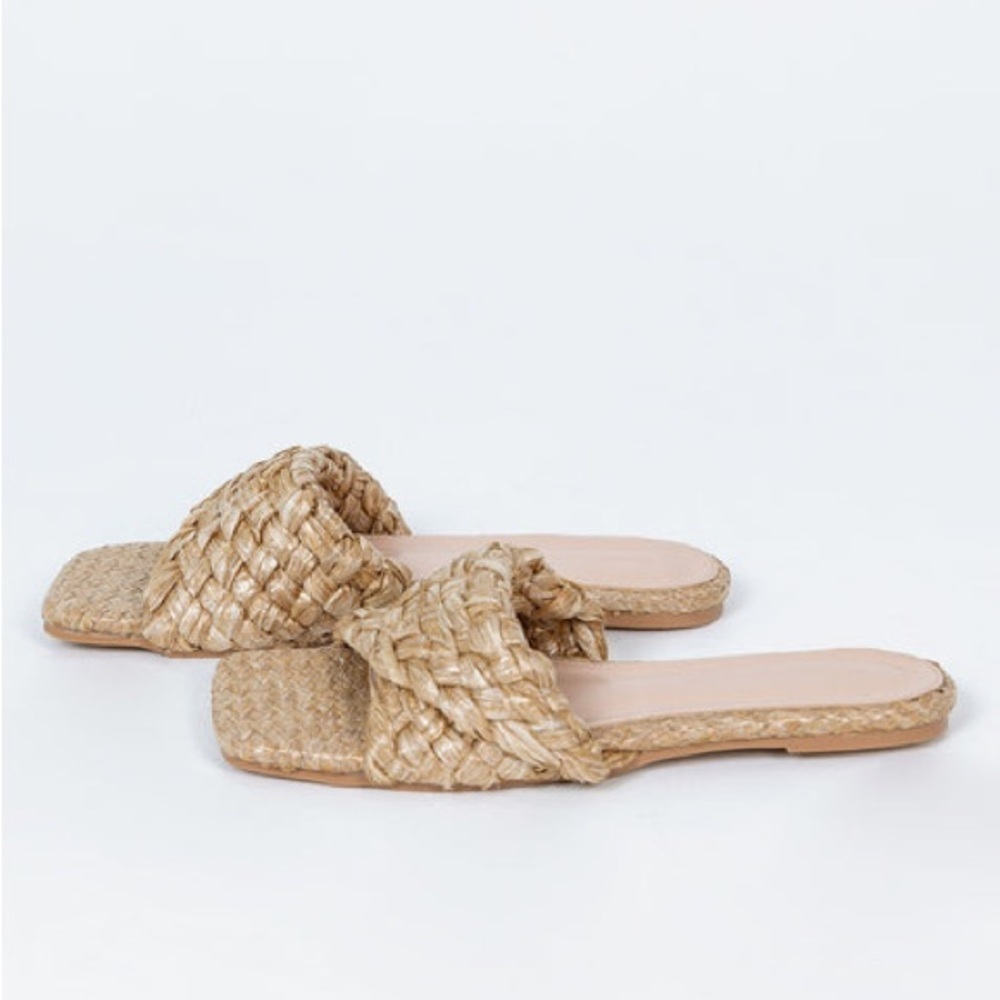 Women’s PRINCESS POLLY Shoreline Sandals- Natural. Size 8 - Picture 2 of 5